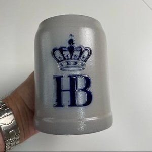 Hofbrauhaus Gray Stoneware Beer Mug/Stein Made in Germany